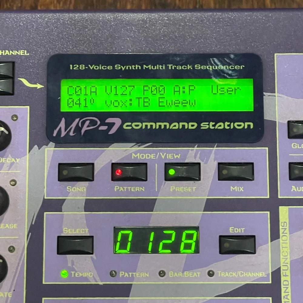 E-MU MP-7 Command Station Groovebox Wilshire Blvd Studios In House Unit